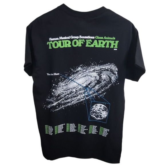 🆕️ Glass Animals Official Merchandise Tour of Earth Graphic Tee - Picture 5 of 8